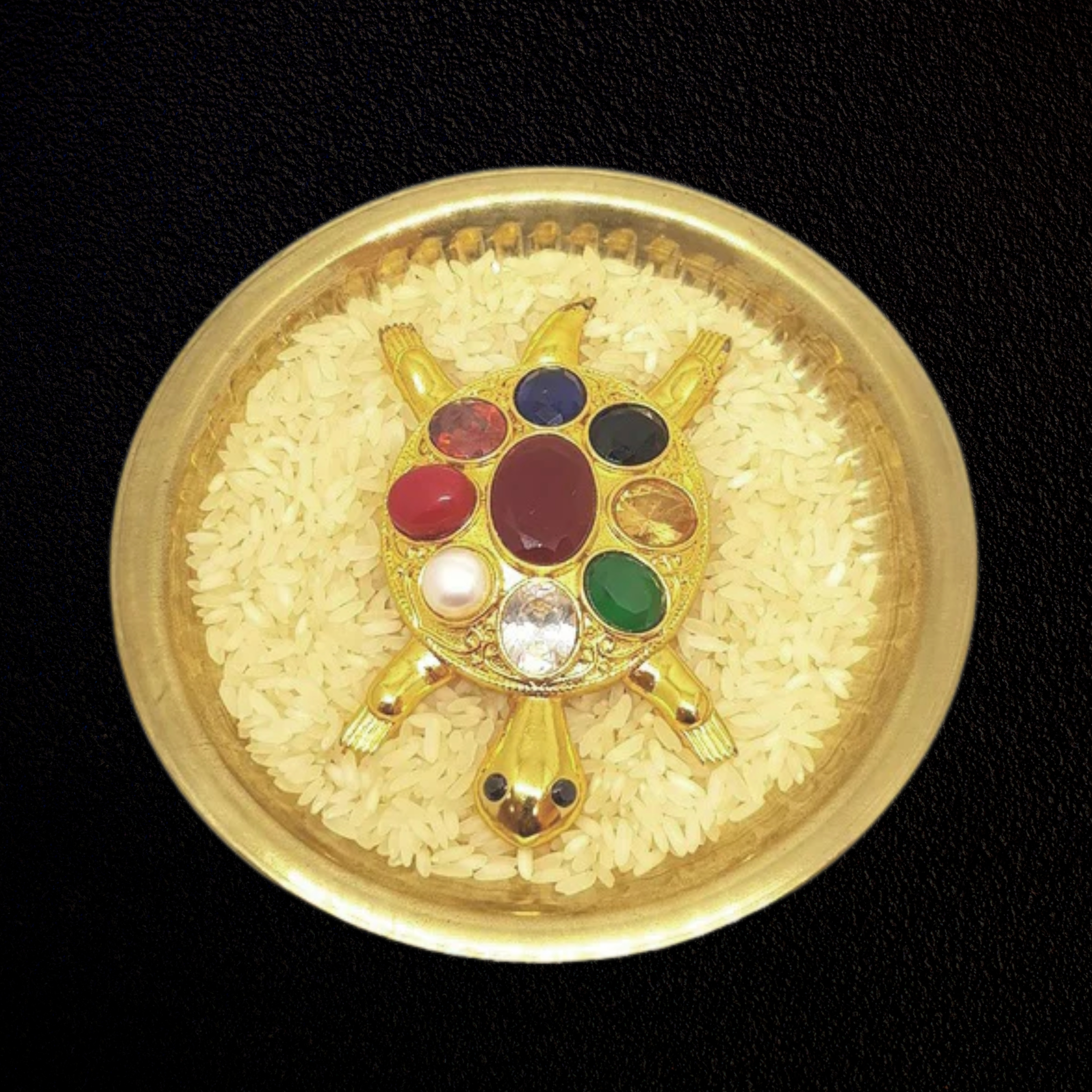 BhuTantrra Navratna Plate — nine gems yantra